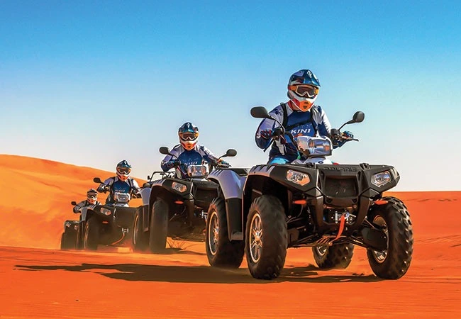 Quads en bicicleta en Dubai